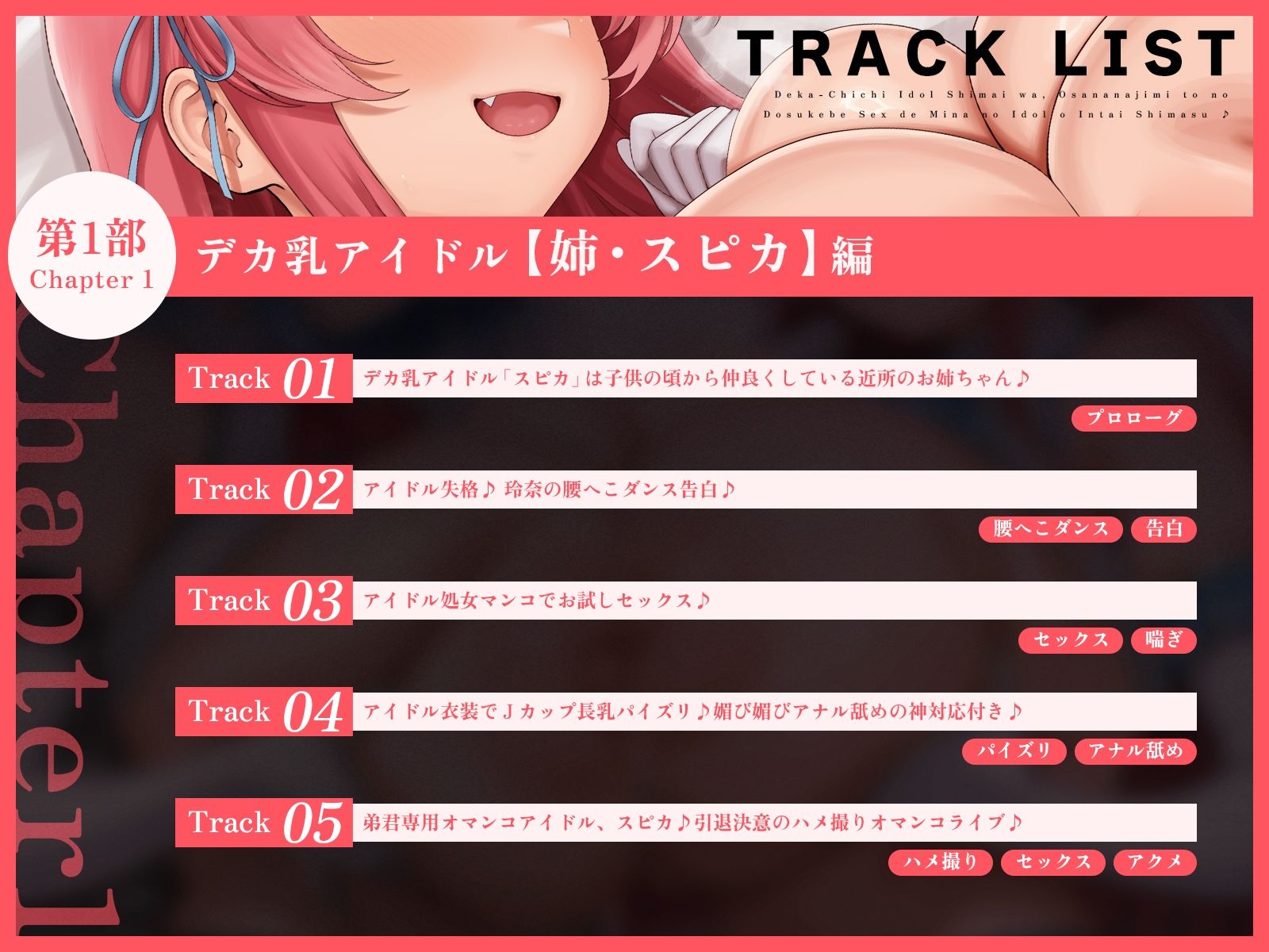 【たっぷり長編】デカ乳アイドル姉妹は、幼馴染とのドスケベセックスで皆のアイドルを引退します♪【KU100】 - サンプル画像 5