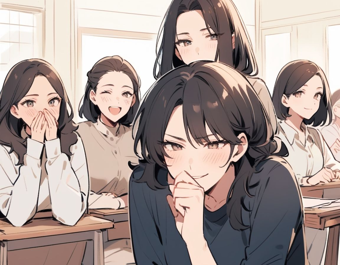 M男向けCFNMボイス  有栖川ありさのCFNM体験談  男性ヌードモデル編  【第3話】  恥ずかしい短小包茎を描かれちゃう童貞君。女子大生のお姉さん達の目の前でチンポが勃起してしまい…！ - サンプル画像 1