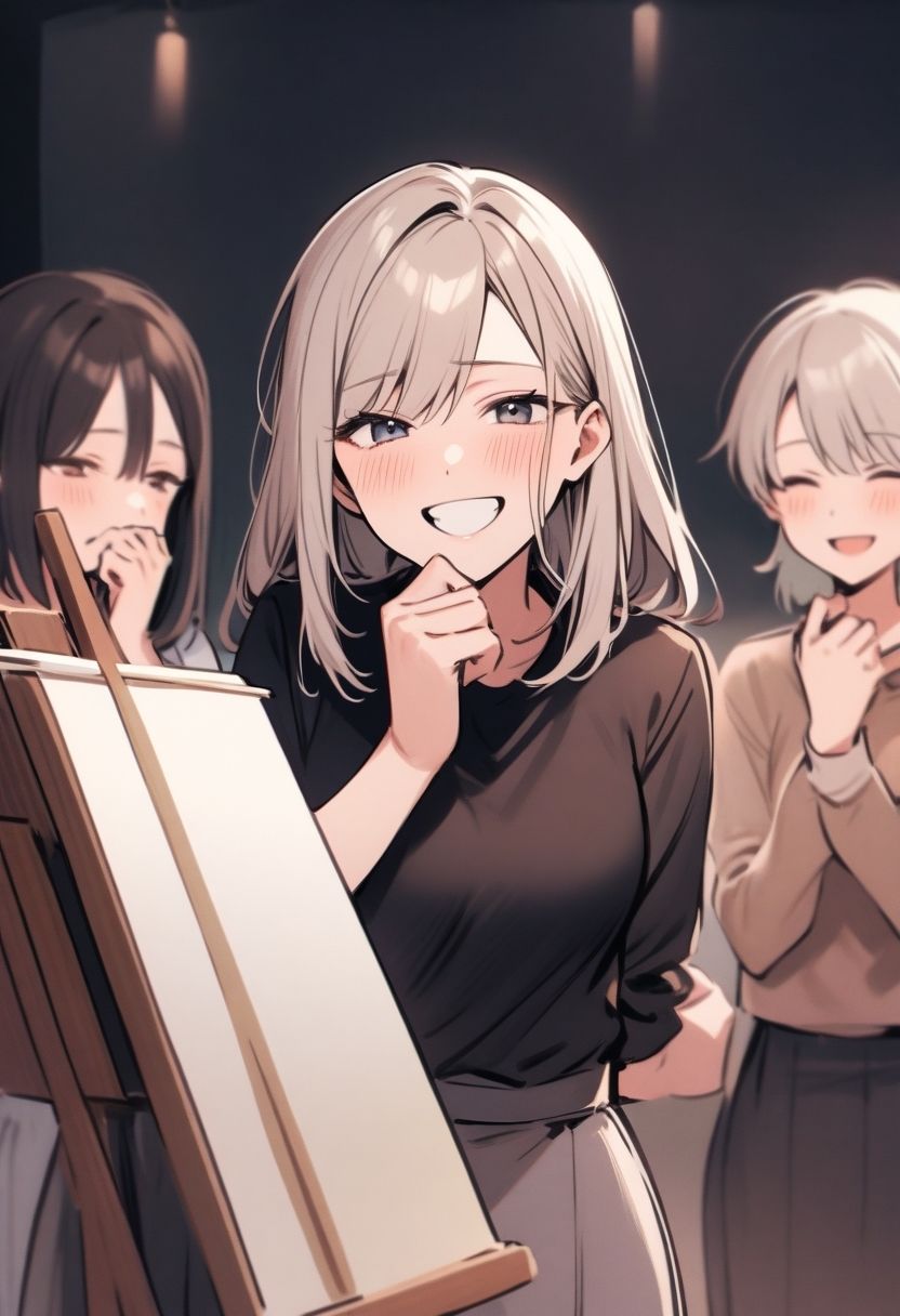 M男向けCFNMボイス  有栖川ありさのCFNM体験談  男性ヌードモデル編  【第3話】  恥ずかしい短小包茎を描かれちゃう童貞君。女子大生のお姉さん達の目の前でチンポが勃起してしまい…！ - サンプル画像 2