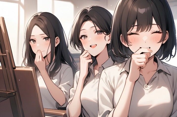 M男向けCFNMボイス  有栖川ありさのCFNM体験談  男性ヌードモデル編  【第3話】  恥ずかしい短小包茎を描かれちゃう童貞君。女子大生のお姉さん達の目の前でチンポが勃起してしまい…！ - サンプル画像 4