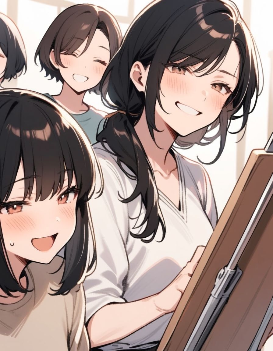 M男向けCFNMボイス  有栖川ありさのCFNM体験談  男性ヌードモデル編  【第3話】  恥ずかしい短小包茎を描かれちゃう童貞君。女子大生のお姉さん達の目の前でチンポが勃起してしまい…！ - サンプル画像 6