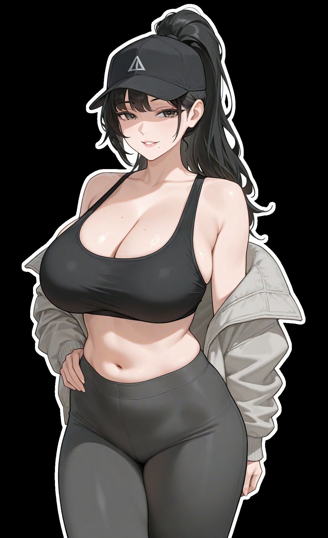 爆乳スポブラの汗だく人妻がエレベーターで俺のちんぽをしゃぶってくる【誘惑/不倫/背徳】 - サンプル画像 6