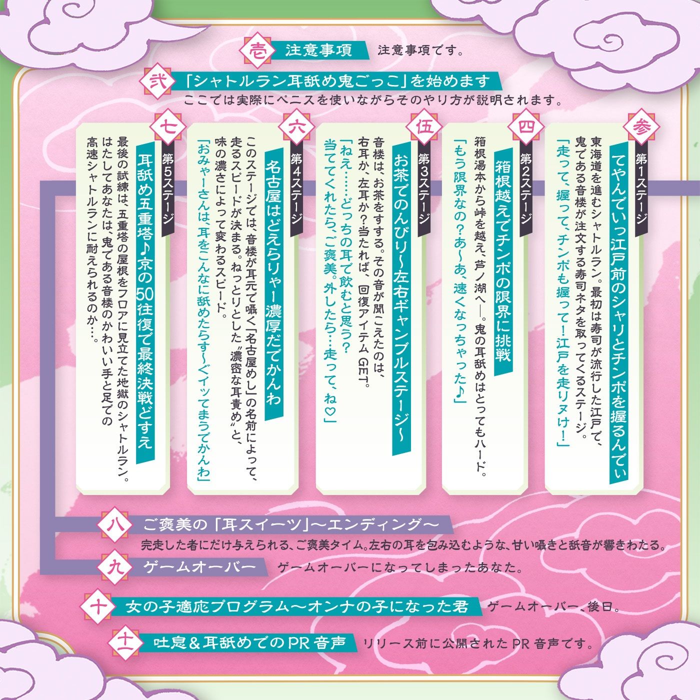 【耳舐め特化】シャトルラン「耳舐め鬼ごっこ」〜深奥耳舐地獄街道〜 - サンプル画像 5