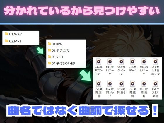 全222曲！WAVとMP3の2種！ゲームクリエイター向け最強BGM集！ - サンプル画像 1