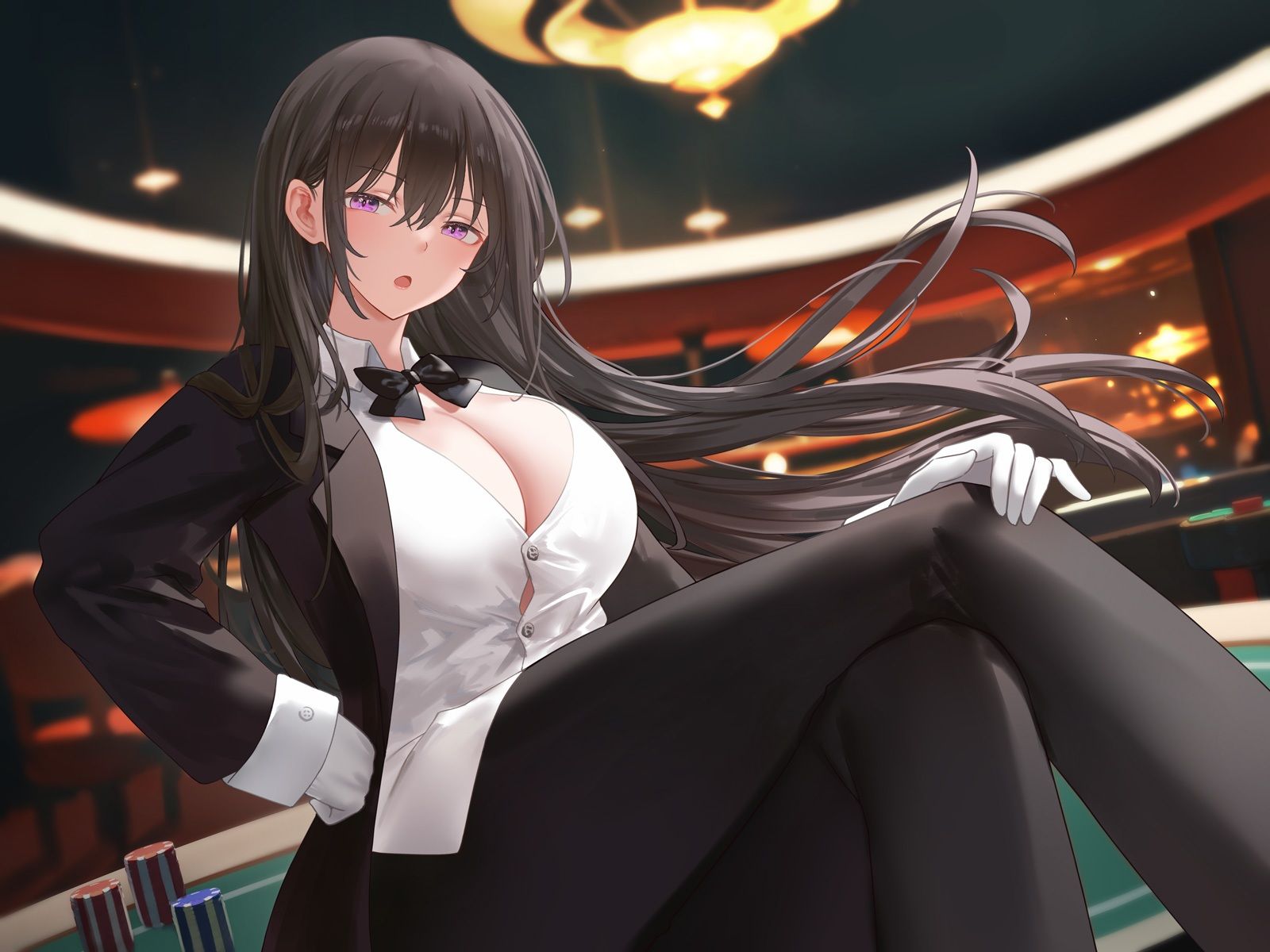 隠れドSな闇カジノのディーラーお姉さんとイケない寸止めショータイム〜密室タイマン勝負でオールイン射精〜 - サンプル画像 4