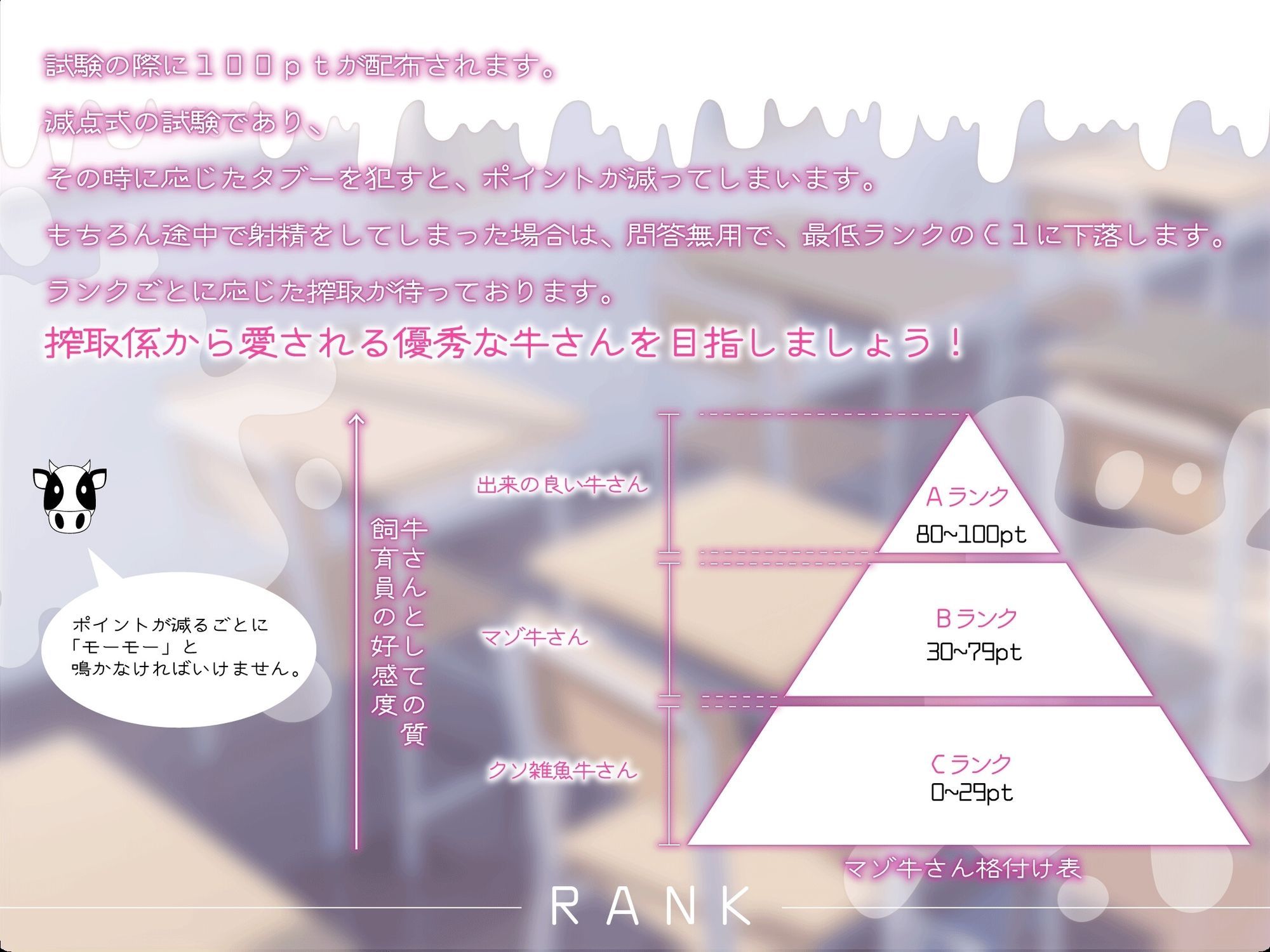 ［たっぷり長時間×マゾ査定×JKハーレム］ミルクだらだら格付けオナニー 君はどれくらい優秀な牛さんなのかな？ ほら。モ〜〜っと出せ♪ - サンプル画像 2