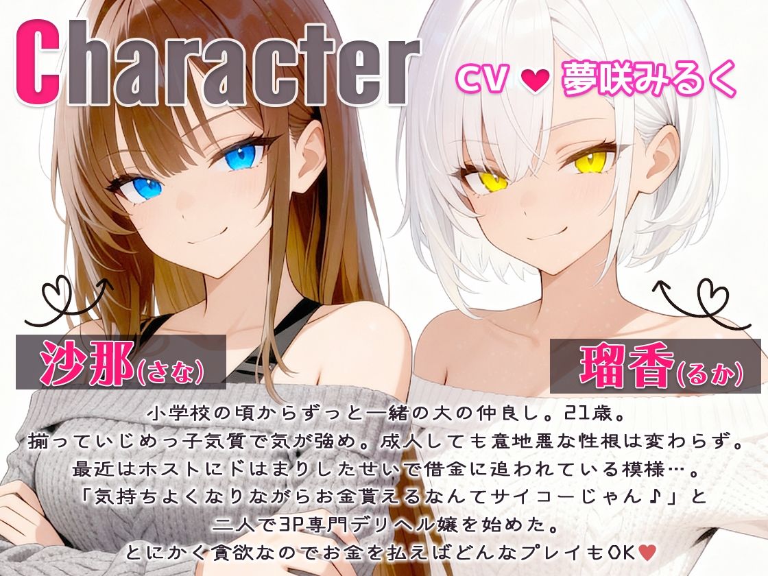 逆3P専門のデリヘル嬢は昔、俺をイジメていた女達だった！生意気なギャルを金とチンポで肉便器調教！ - サンプル画像 2