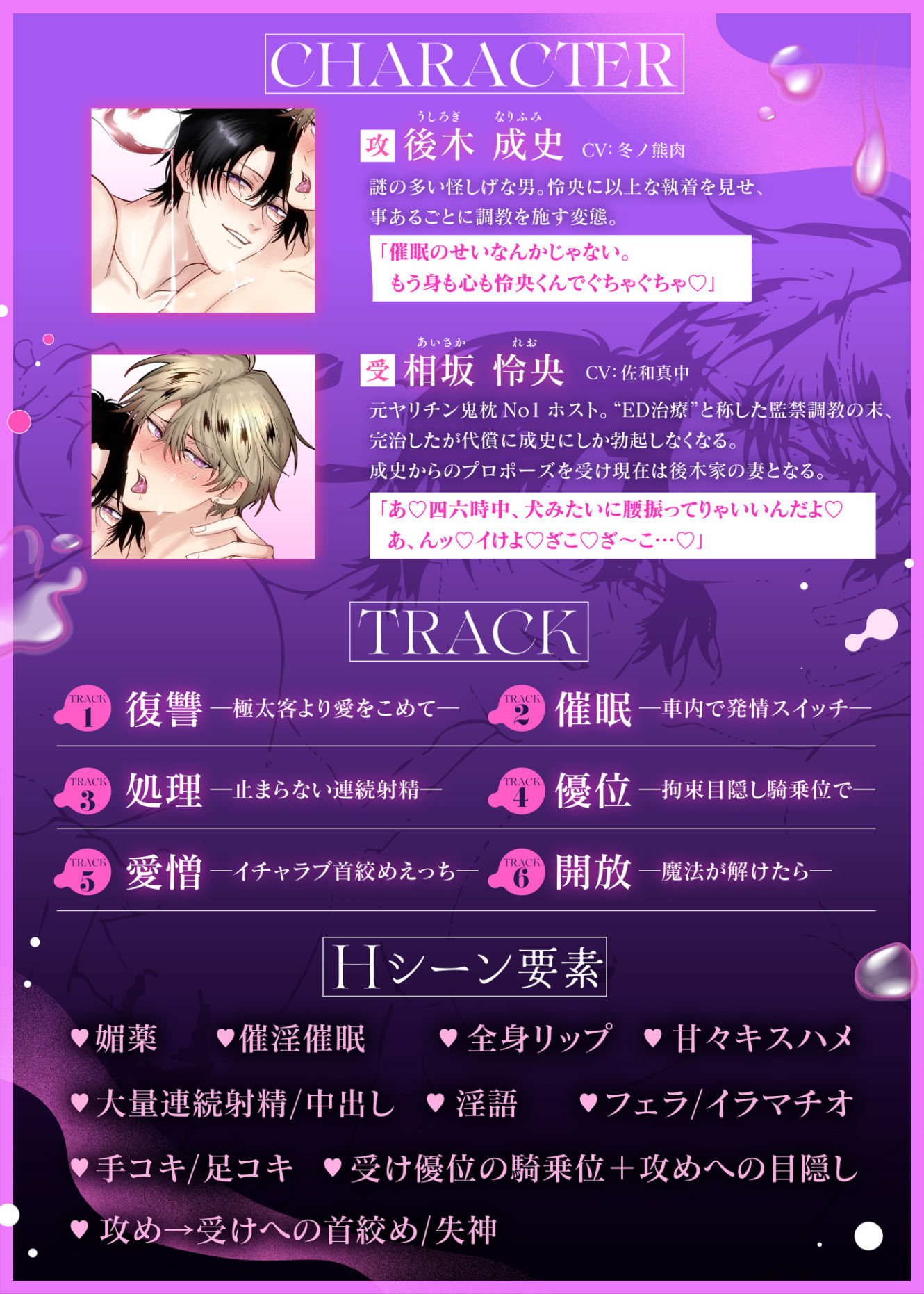 ボイスドラマ勃たないヤリチン元ホストがハマるとヤバい男に発情させるラブポーション - サンプル画像 3
