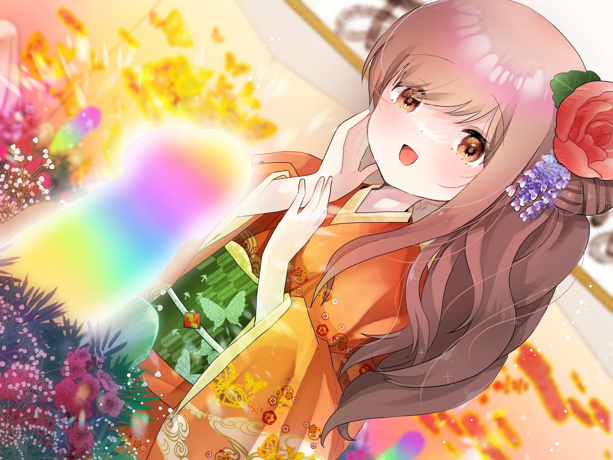 迎春！ちんぽ華道部！ 〜生けてイかせる君と輝き合う性春のお話〜【ハメましておめでとうございます〜！】 - サンプル画像 3