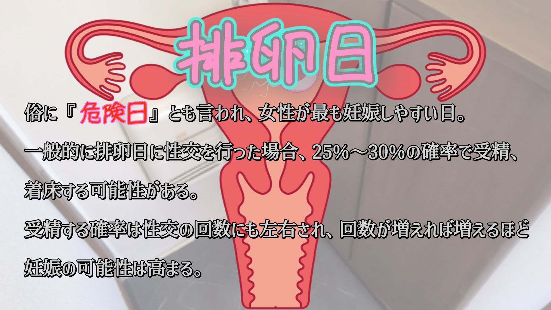 『オホ声孕ませマンション』102号室「高山 雫」受精日編 - サンプル画像 6