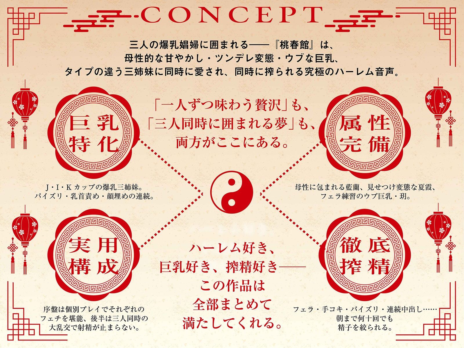 【おねしょた × 爆乳三姉妹】あまあま桃源郷 〜エッチなことなら何でも教えてくれるおっぱいのでかいおねえちゃんたちのところで精子を出すのがぼくの仕事です〜 - サンプル画像 2