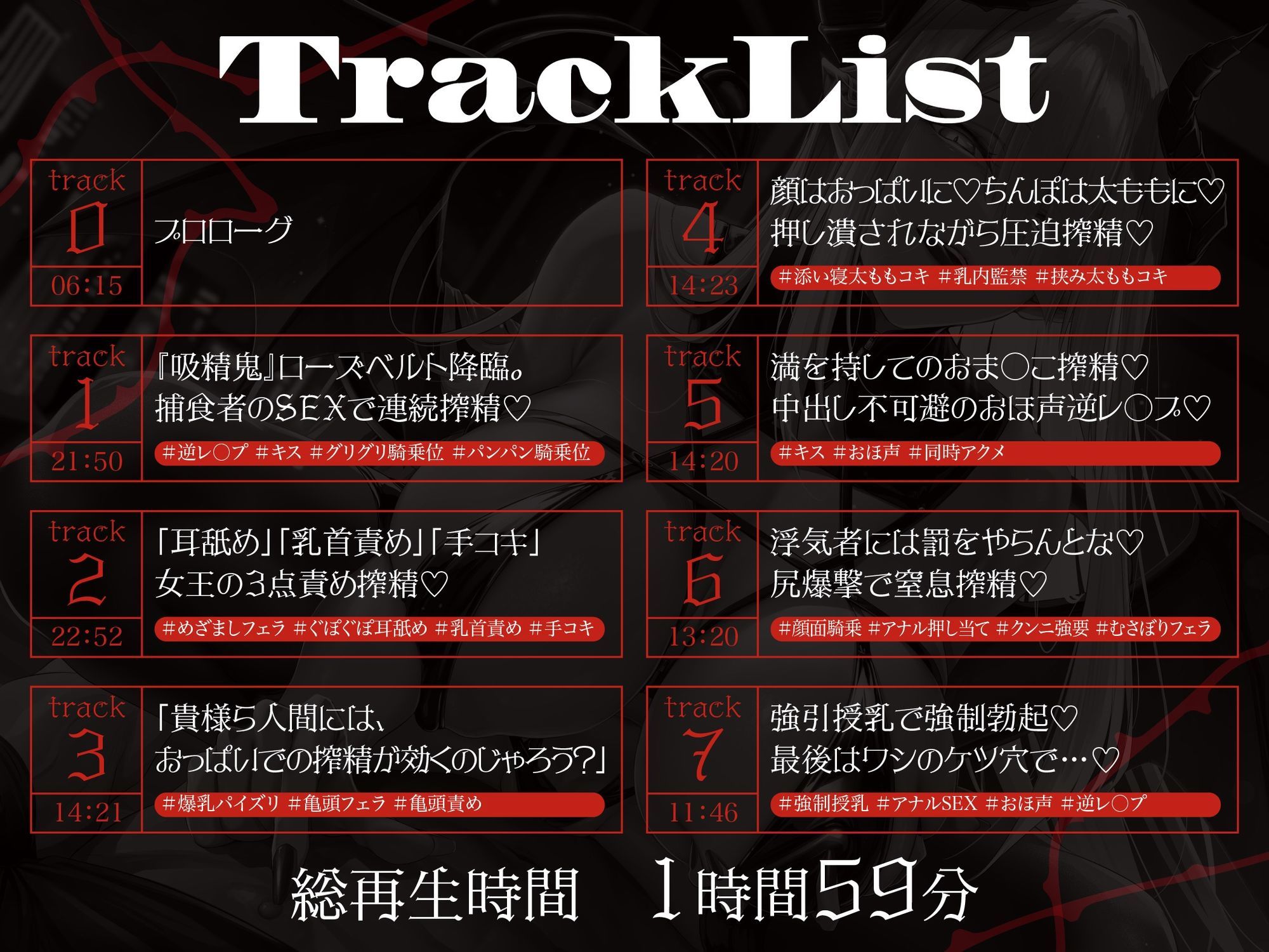 【逆レ】【のじゃ】サキュバス女王の眷属〜貴方の精子でしか快感を得れない女王は貴方に執着逆レ〜 - サンプル画像 5