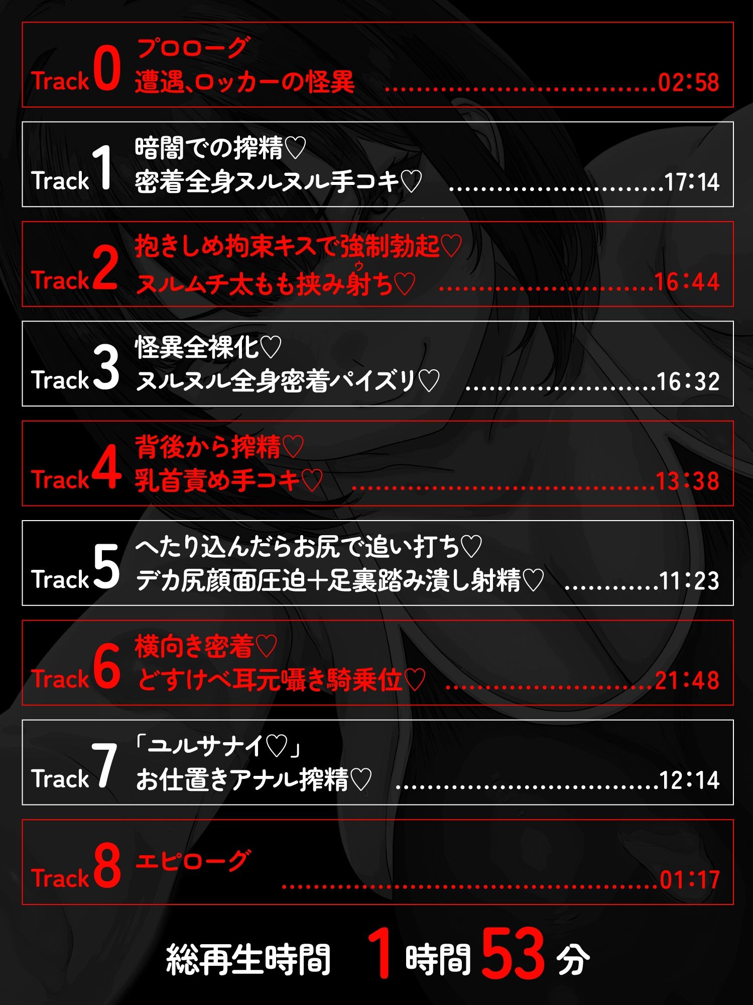 【逆レ】【終始密着搾精】ロッカーの怪異〜狭くてヌルヌルのロッカーに引き摺り込まレ、ムチムチ少女に干からびるまで搾精される〜 - サンプル画像 5