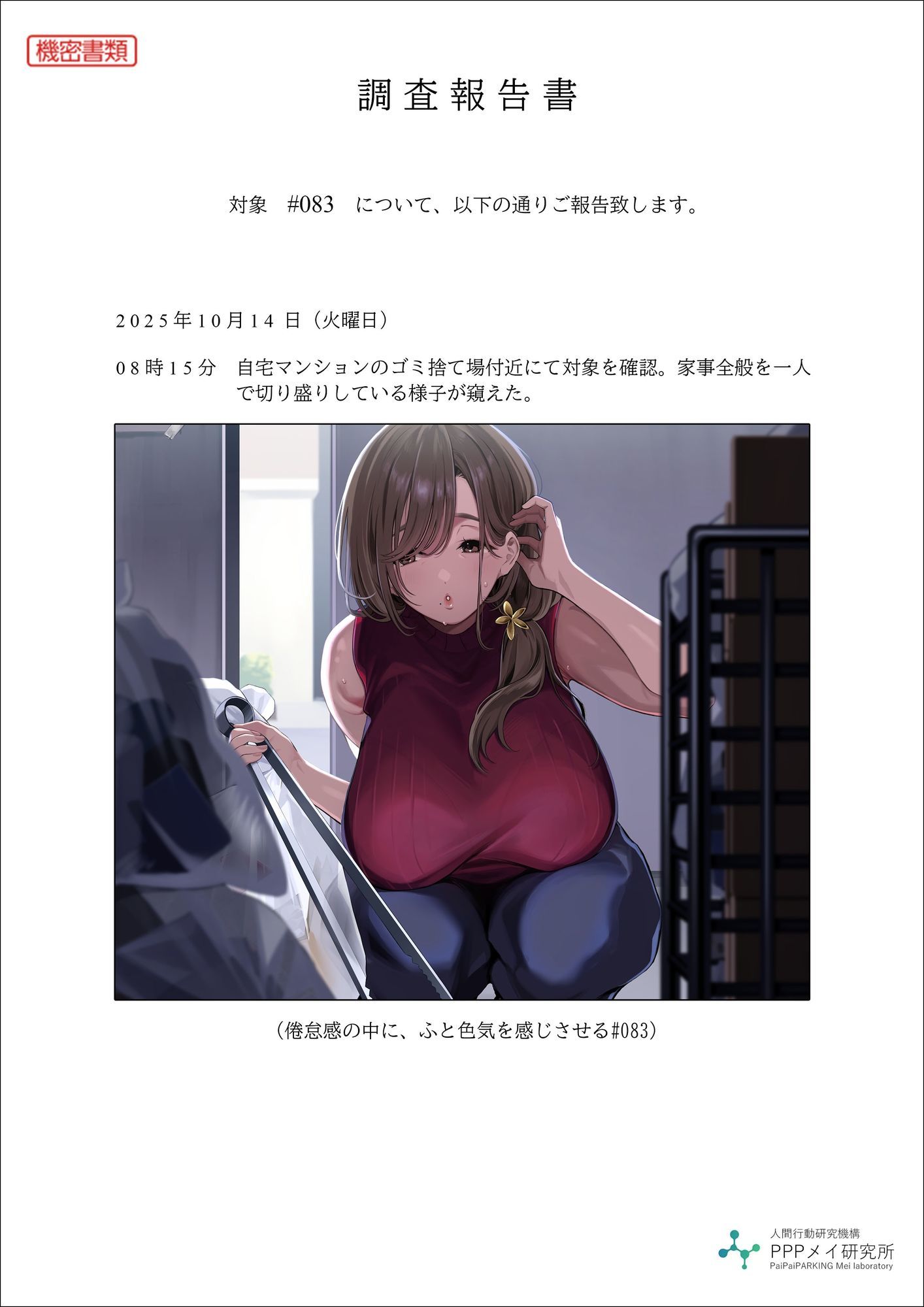 【ASMR×Live2D】エロベーターからの脱出〜性欲おばけな37歳Kカップ人妻と童貞を捧げる種付けプレスミッション♪ - サンプル画像 3