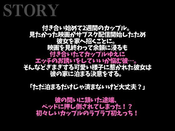 ワンコ彼氏はお泊まりデートしたい！！！〜付き合ってはじめてのドキドキえっち（はーと）〜（CV:がく×シナリオ:悠希） - サンプル画像 1