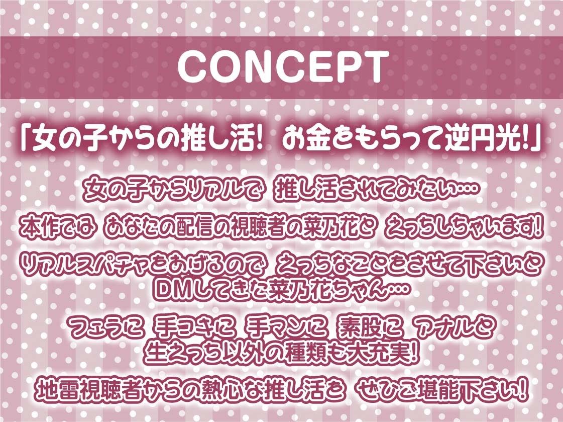 【逆推し活】ドスケベリアルスパチャ〜ゲキヤバ地雷視聴者とバレないように配信中にリアルスパチャ無声囁きえっち〜 - サンプル画像 4