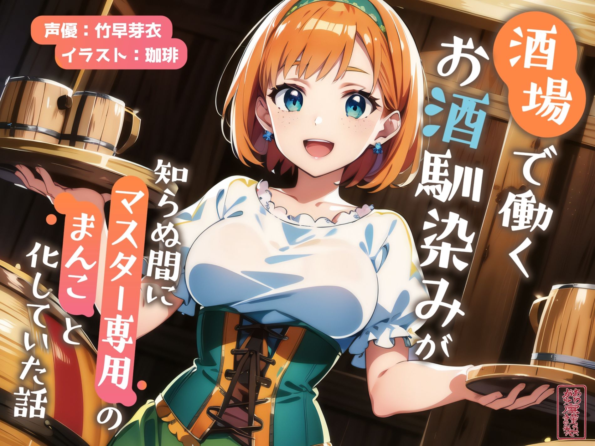 【ずう〜っと200円】酒場で働くお酒馴染みが知らぬ間にマスター専用のまんこと化していた話【寝取られ/寝取り】 - サンプル画像 1