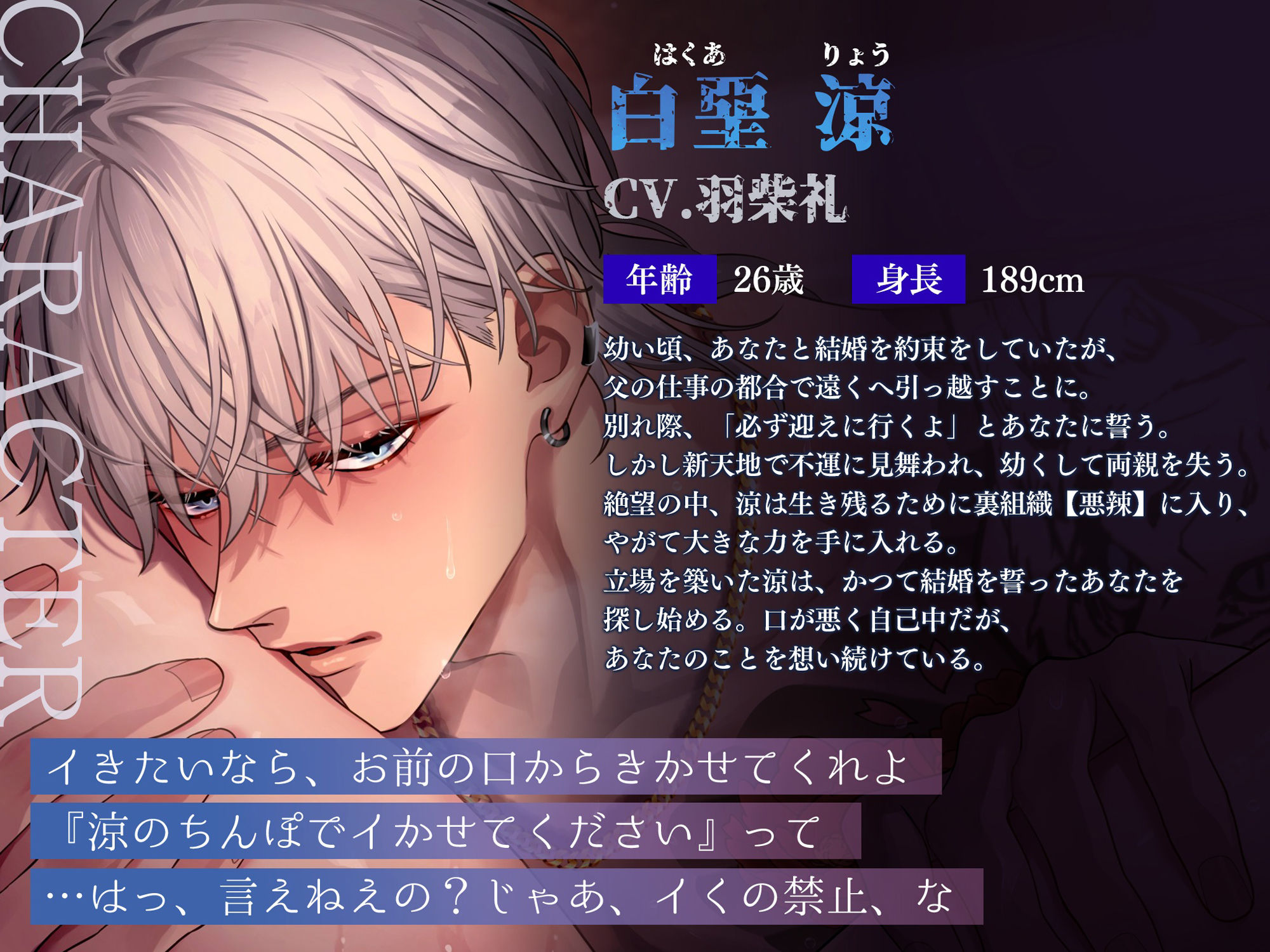 【M向け】激重感情反社彼氏ー白堊の場合ー《ガラ悪幼馴染×歪んだ一途な愛》 - サンプル画像 3