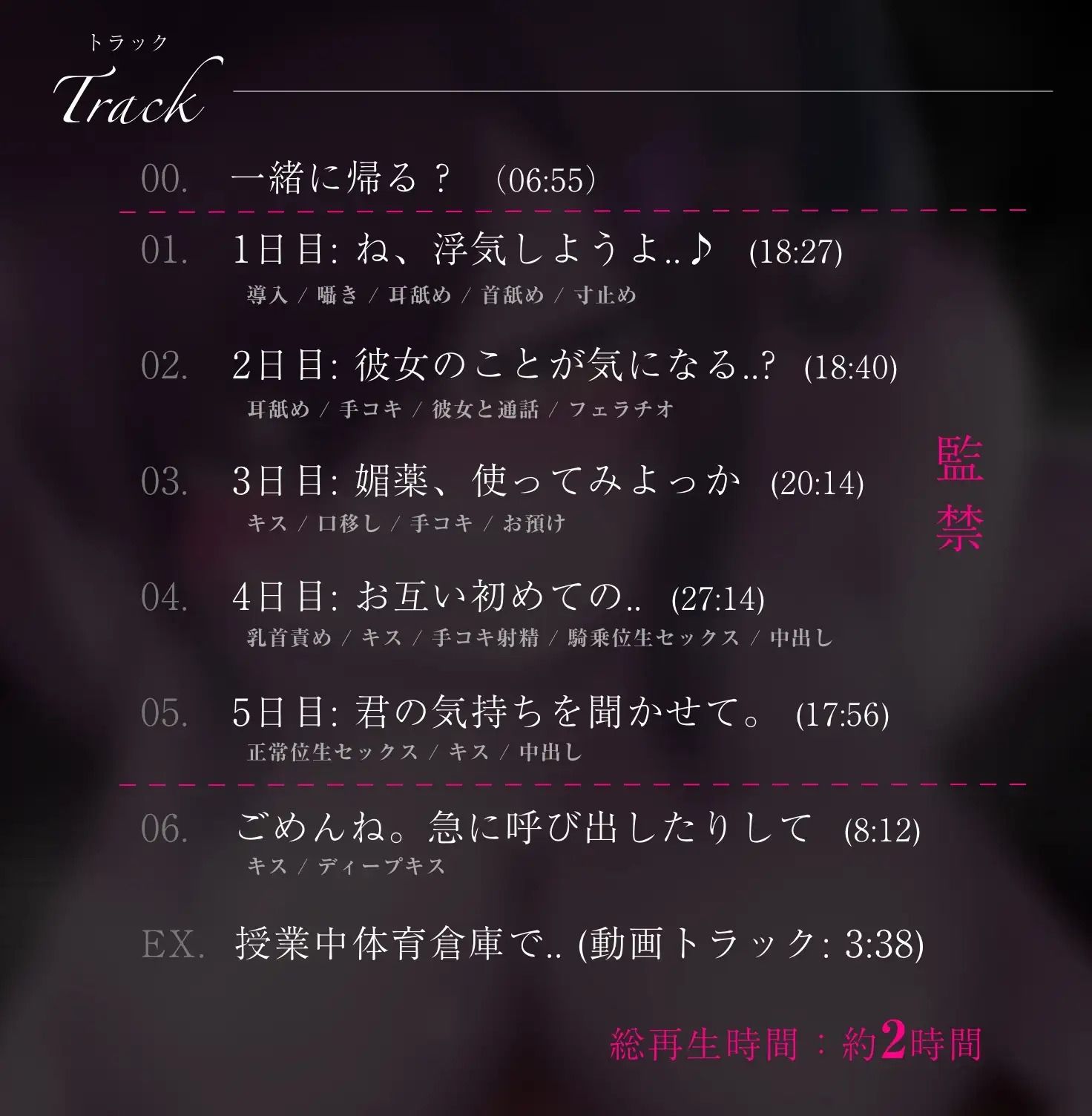 【エロアニメ特典付き】私と、浮気しよ？ダウナー巨乳な彼女の親友に逆寝取られ監禁される5日間 - サンプル画像 5