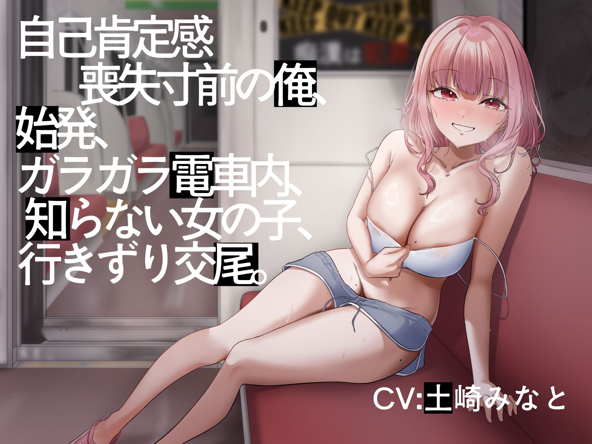 【電車内イチャイチャ疑似体験】自己肯定感喪失寸前の俺、始発、ガラガラ電車内、知らない女の子、行きずり交尾。【総再生時間3時間3分】 - サンプル画像 1