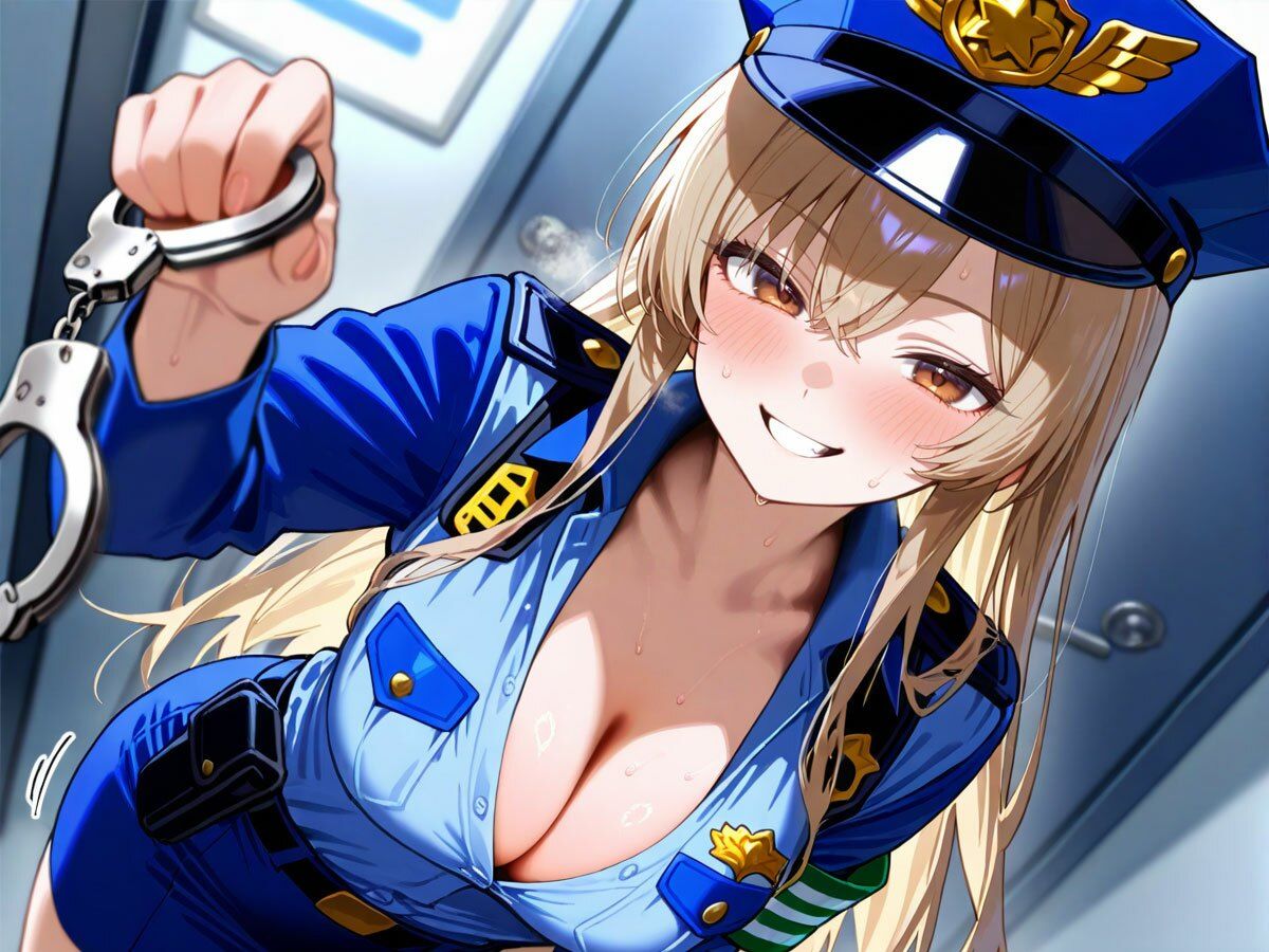 アナルを弄るのが大好きな美人警察官に手錠で拘束されて一晩中前立腺調教され続けた… - サンプル画像 4