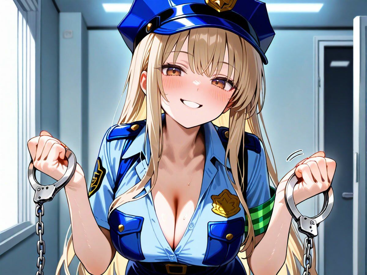 アナルを弄るのが大好きな美人警察官に手錠で拘束されて一晩中前立腺調教され続けた… - サンプル画像 5