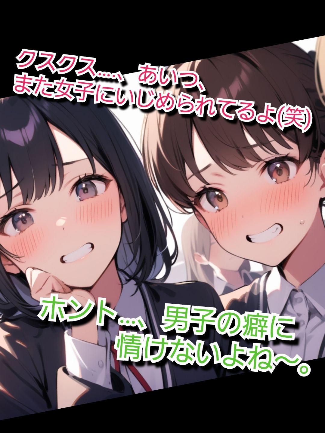 いじめっ娘クラブのSPHボイス 私立空想学園 ヤンキー女子の短小包茎ちんぽいじめ【第1話】 放課後に大勢の女子の前でパンツを脱がされて… - サンプル画像 1