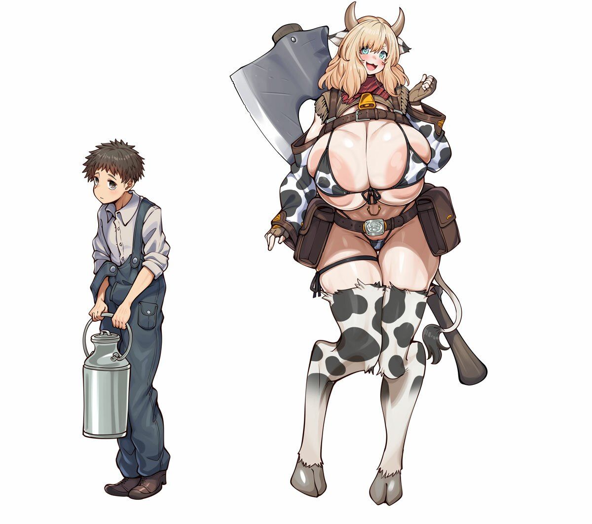 モンスター娘に襲われるASMR〜ミノタウロスのマイア編〜【ルート分岐あり】 - サンプル画像 2