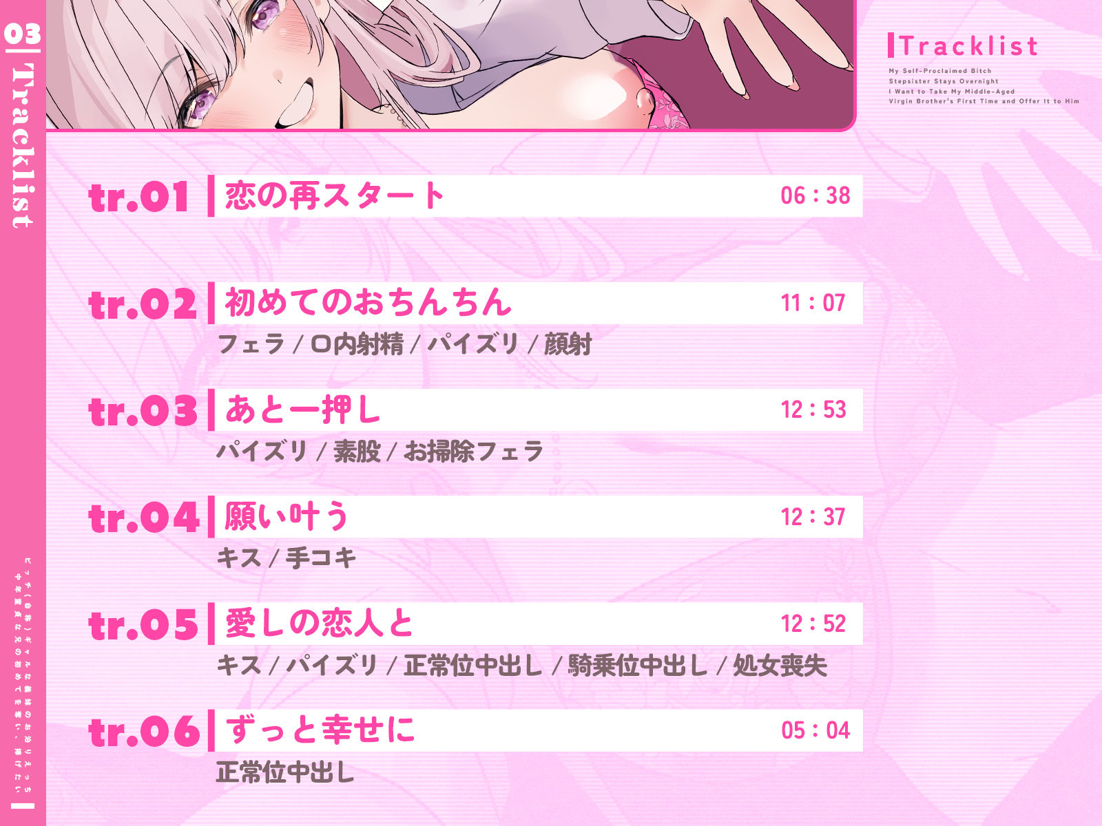 【KU100/期間限定55円】ビッチ（自称）ギャルな義妹のお泊りえっち〜中年童貞な兄の初めてを奪い、捧げたい〜【1時間/純愛】 - サンプル画像 2