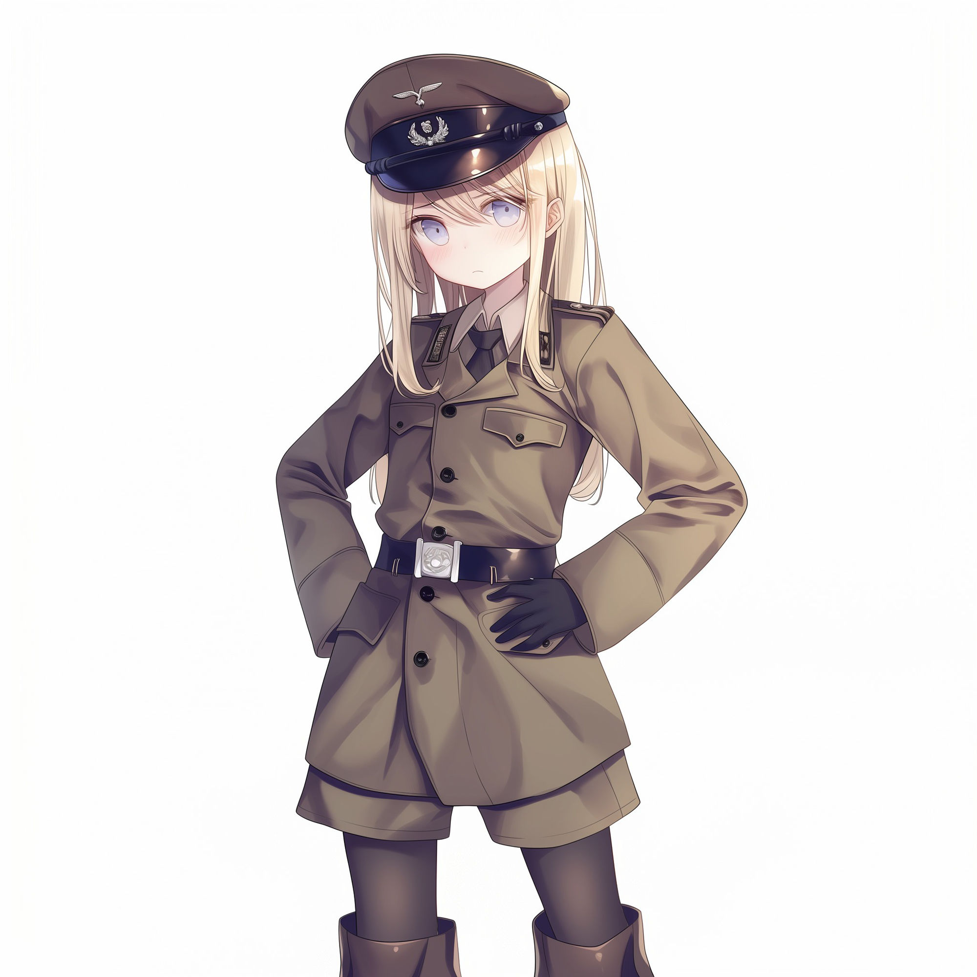 女軍人のムレムレ脱ぎたてブーツ匂い責め尋問 - サンプル画像 1