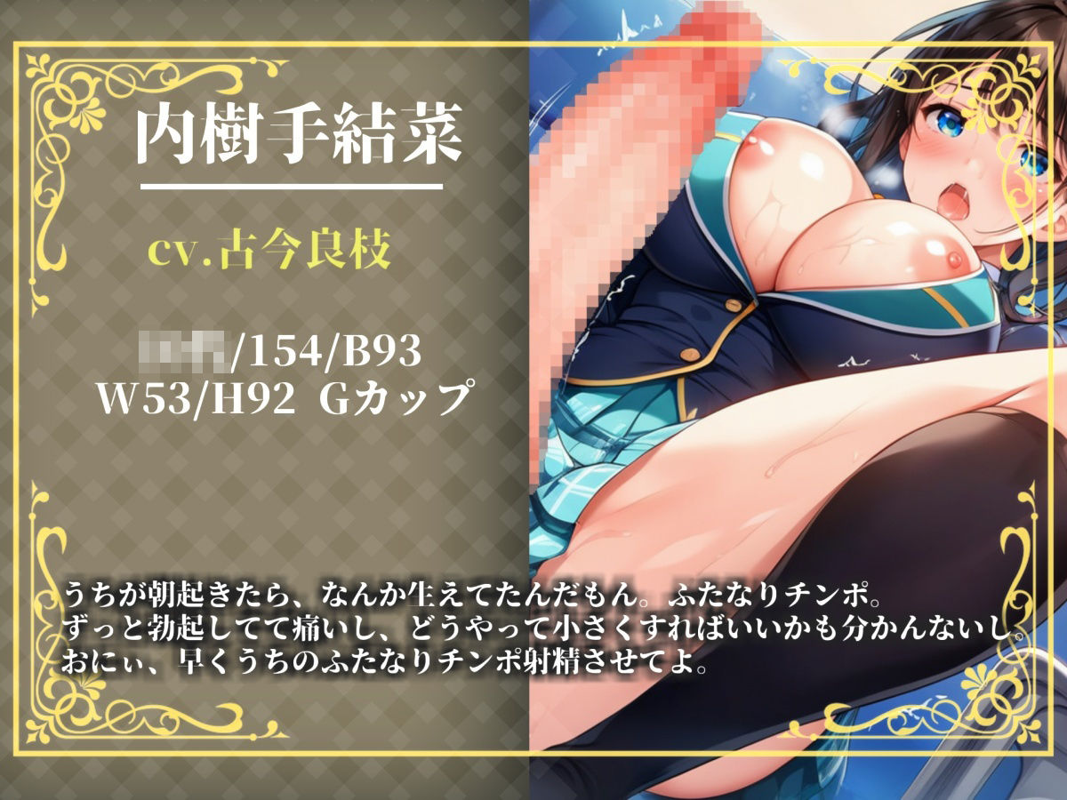 【新作価格】【豪華おまけあり】	【プレミアムサウンド】おにぃ..ち●ぽヌイてくれる..？ 絶倫巨大ち●ぽを持つふたなりダウナー系妹の性処理オナホとして、毎日アナルを犯●れる僕 - サンプル画像 2