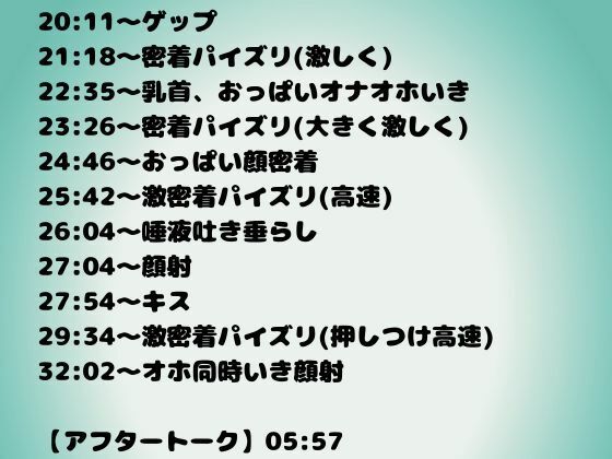 【実演★パイズリ特化】唾液吐き垂らし密着高速パイズリ★おっぱい乳首おなオホ声で同時いき - サンプル画像 2