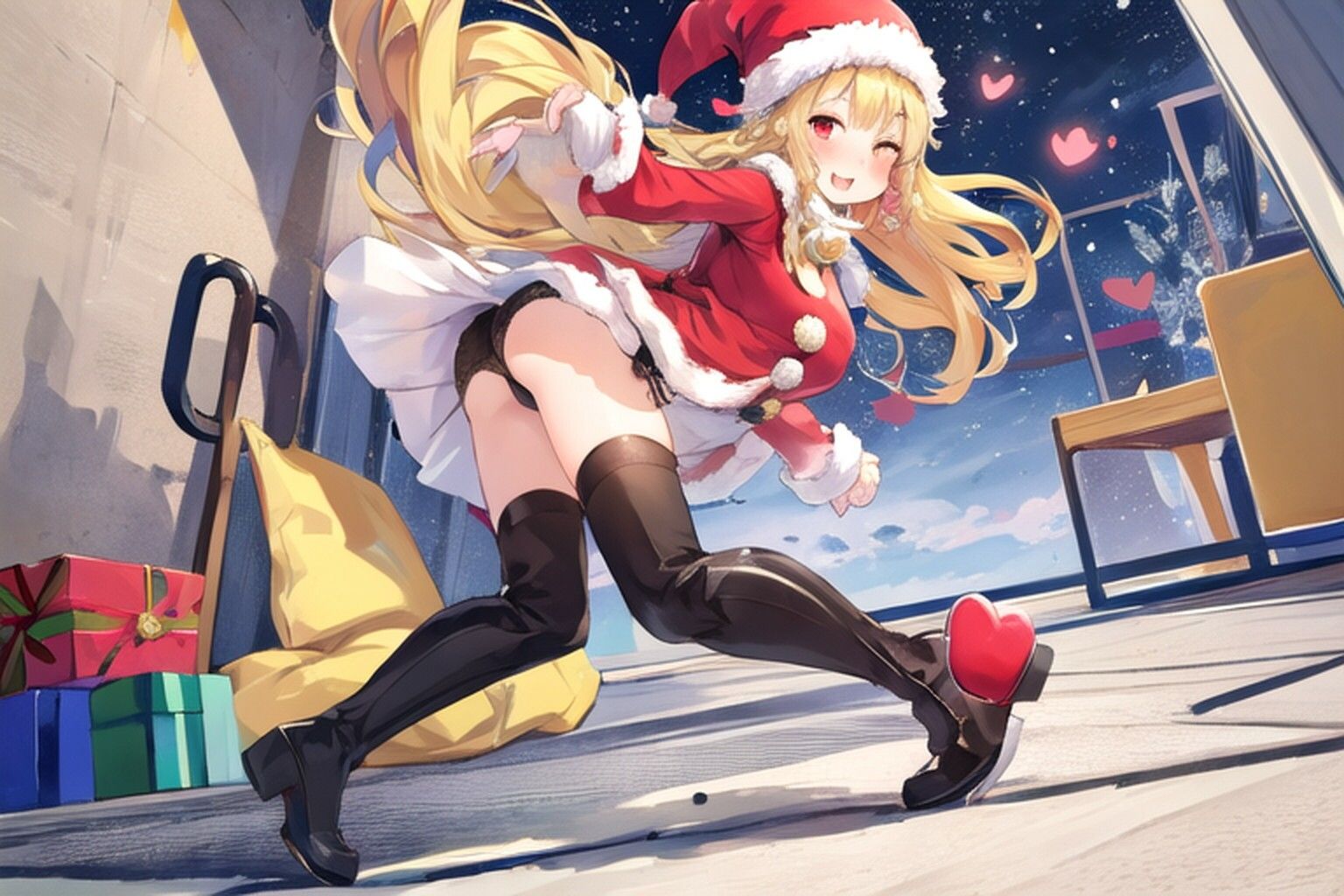 猫のサンタさんがプレゼントを持ってきた…のだが - サンプル画像 7