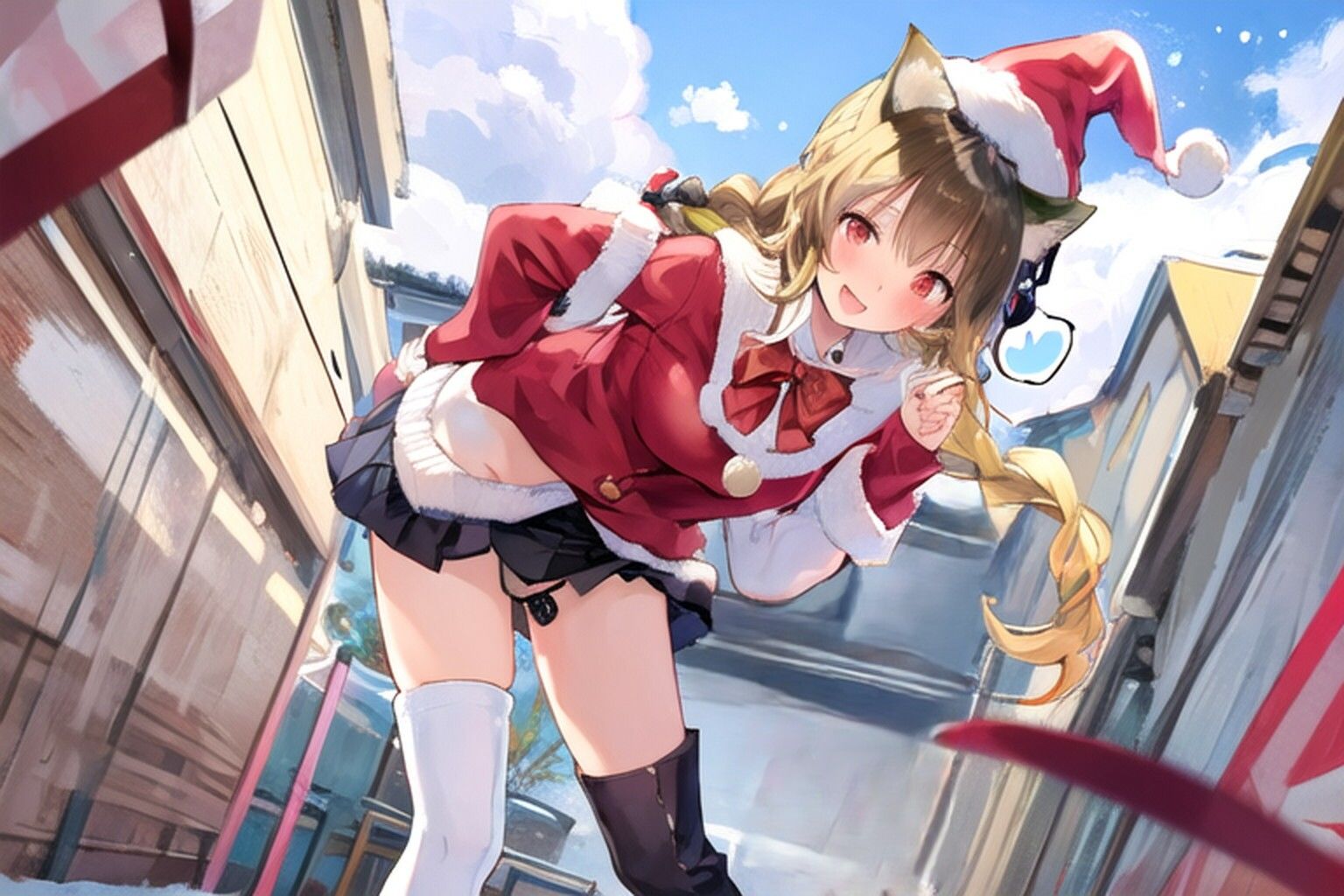 猫のサンタさんがプレゼントを持ってきた…のだが - サンプル画像 8