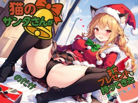 猫のサンタさんがプレゼントを持ってきた…のだが
