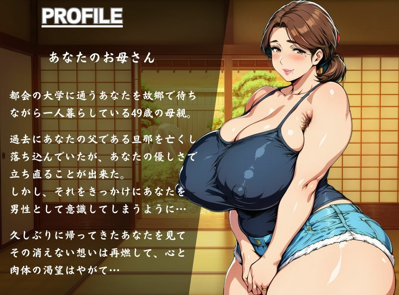 実母の胎内（かあさんのなか）にお還りなさい 〜真夜中の母子は禁断の受精交尾に耽る〜 - サンプル画像 2