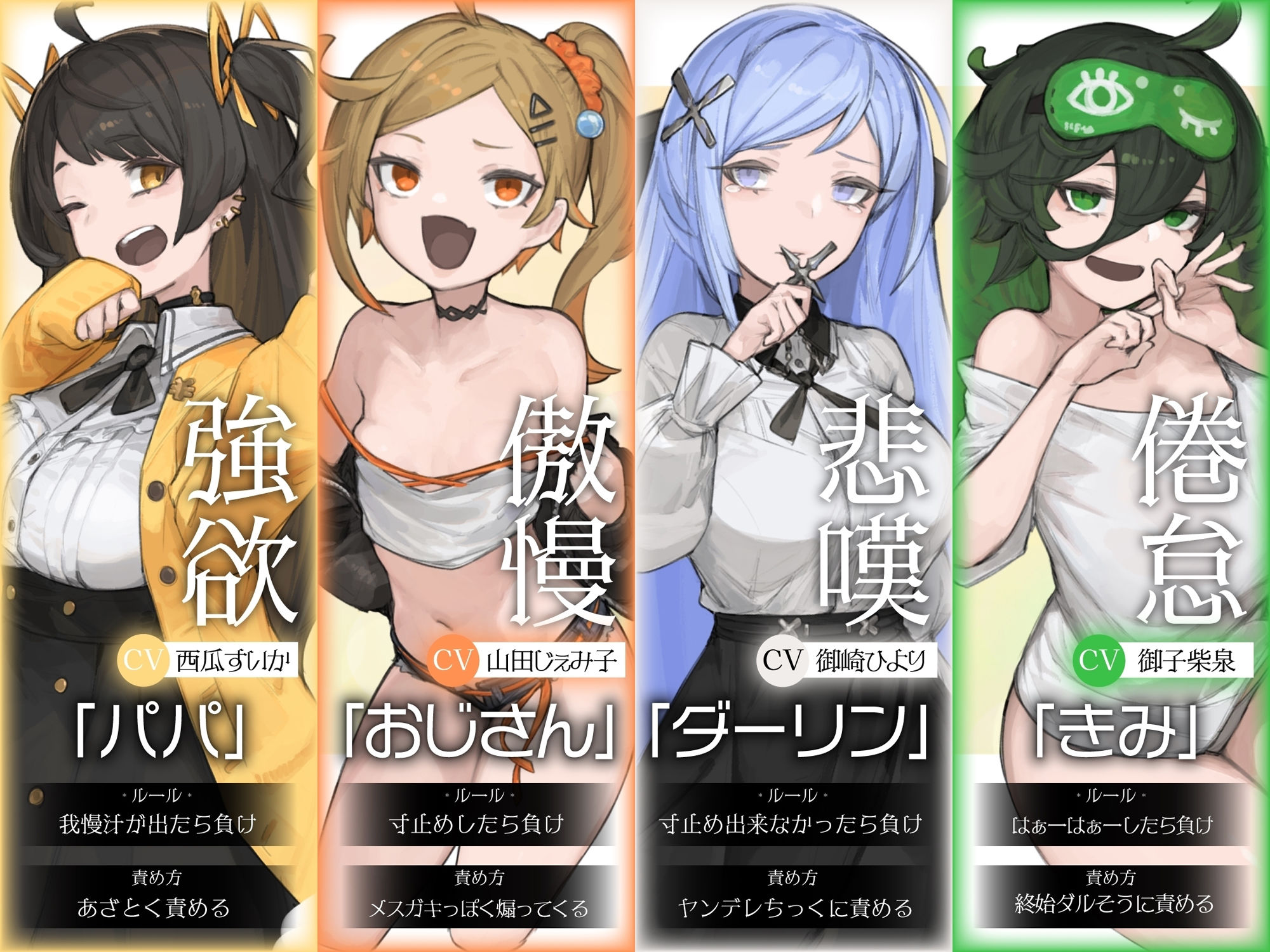 【10時間超え↑ウルトラボリューム】【マゾ向け】8つの想念-クリアできるまでループから抜け出せない？破滅覚悟のルート分岐オナサポ【KU100 高音質】 - サンプル画像 3