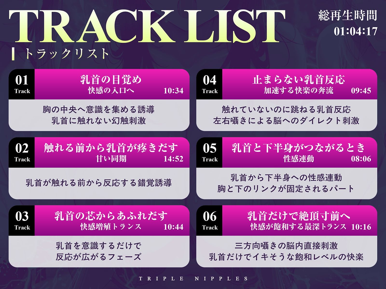 【チクリンク】乳首トリプル〜変性意識と音響誘導で乳首がくすぐったいだけのあなたも「全身オーガズム」へと導くかんたん乳首開発〜 - サンプル画像 10