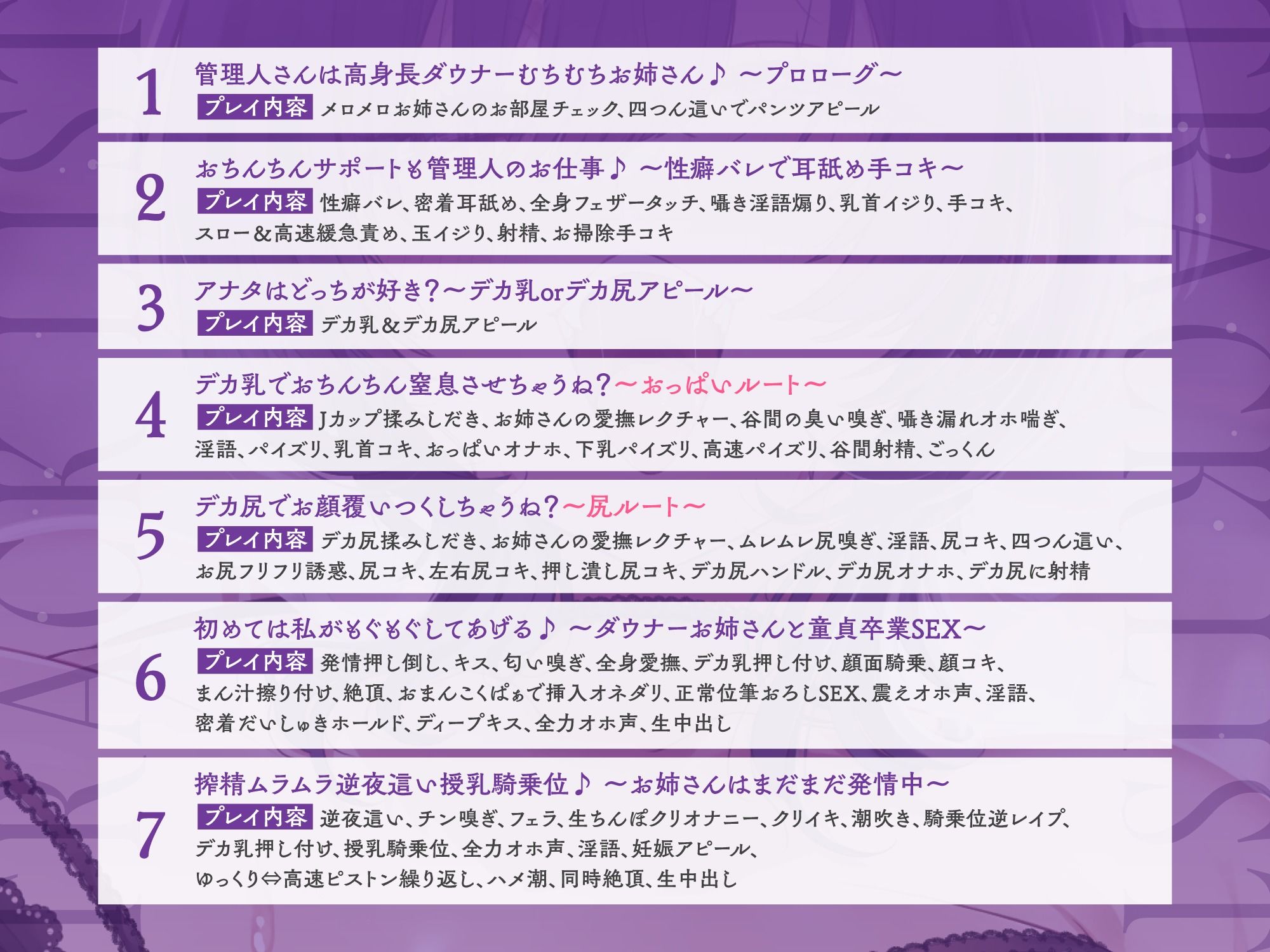 【超密着＆耳舐め求愛】お隣さんのむちむちダウナーお姉さんの溺愛が止まらない♪「デカ乳とデカ尻…どっちが好き？」性癖バレ×童貞喪失【ルート分岐有り】 - サンプル画像 4