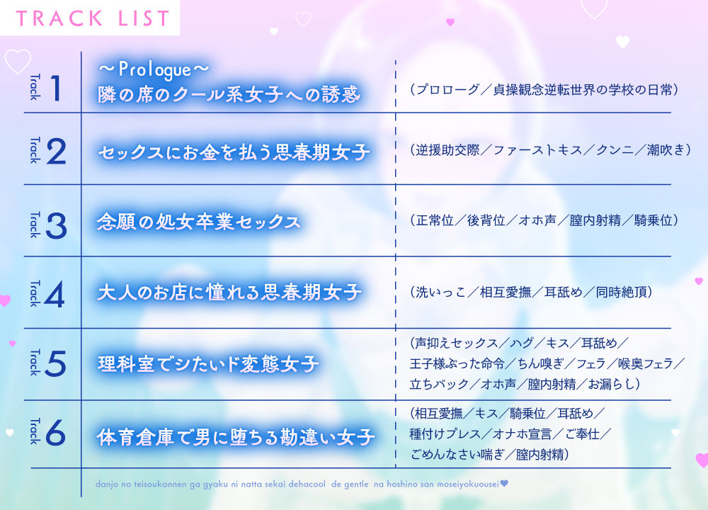 《特典Live2D同梱》男女の貞操観念が逆になった世界ではクールでジェントルな星野さんも性欲旺盛♪男は大人しくリードされるのが普通でしょ…？お゛っほおお〜 - サンプル画像 4