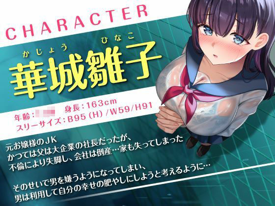 温もり知らずの元お嬢様JK-人生破滅で男嫌いになった彼女との更生らいふ- - サンプル画像 1