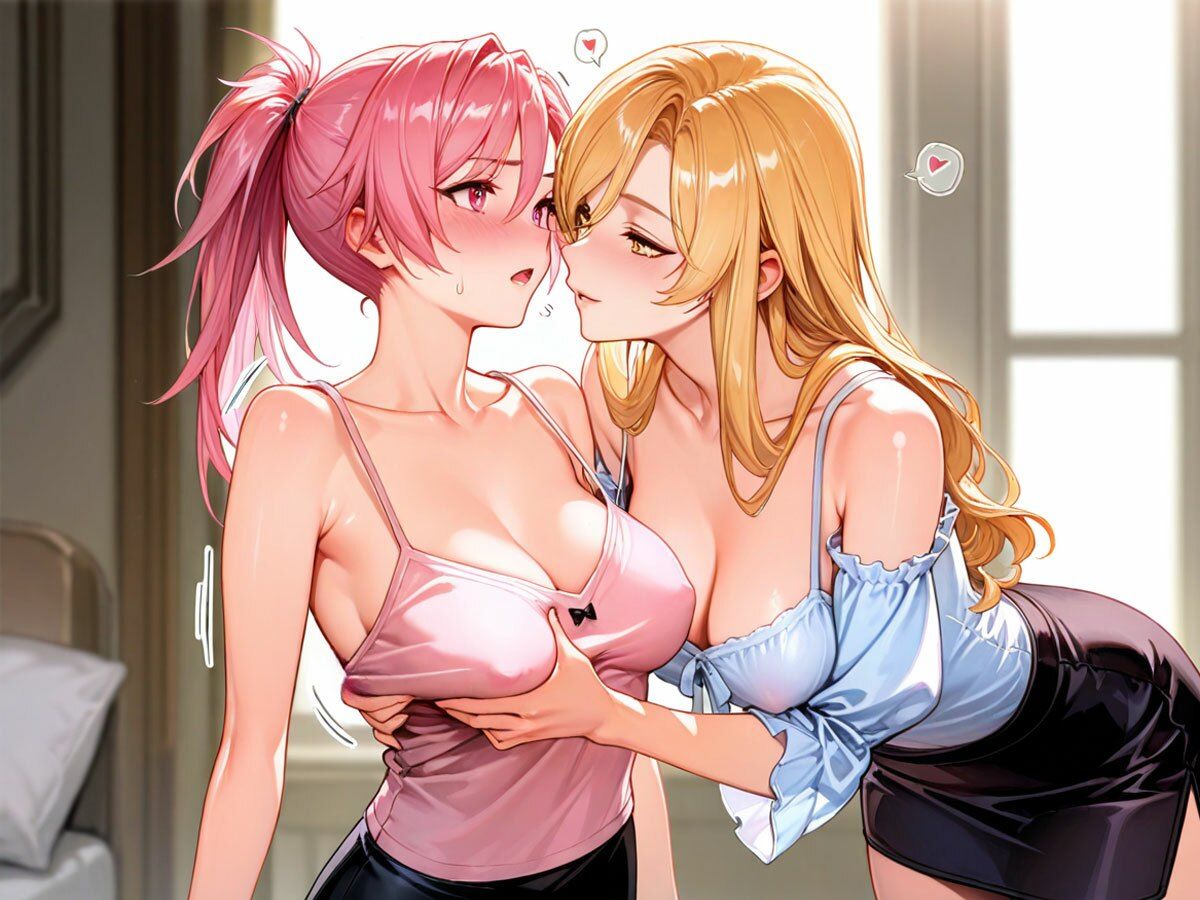 【NTR】童貞の俺に初めてできた彼女を双子の姉に寝取られた件【百合】 - サンプル画像 4