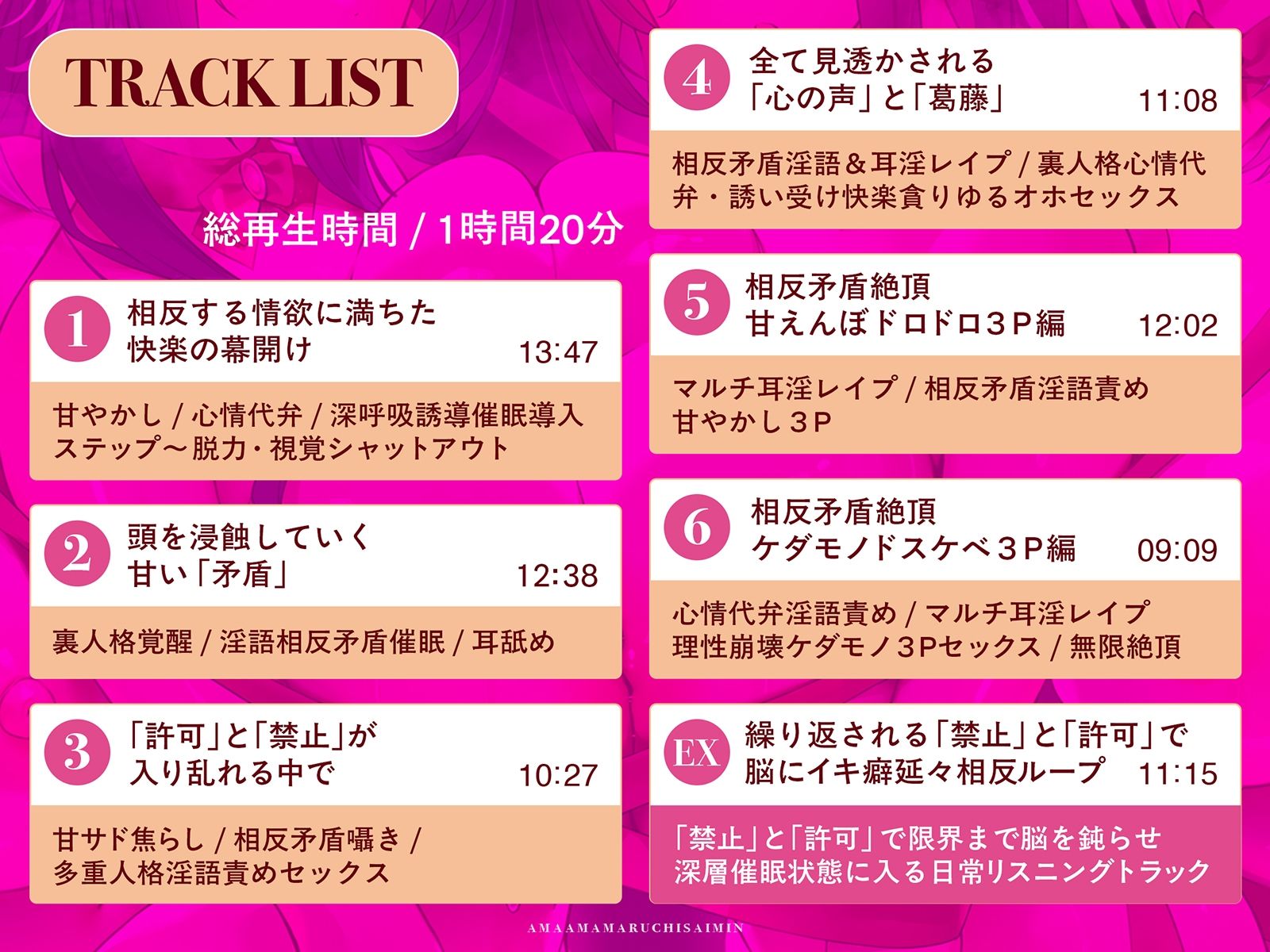 【矛盾相反】あまあまマルチ催○ 〜なすすべもなくイかされる極上の快楽〜【全方向360°耳淫レ○プ】 - サンプル画像 7
