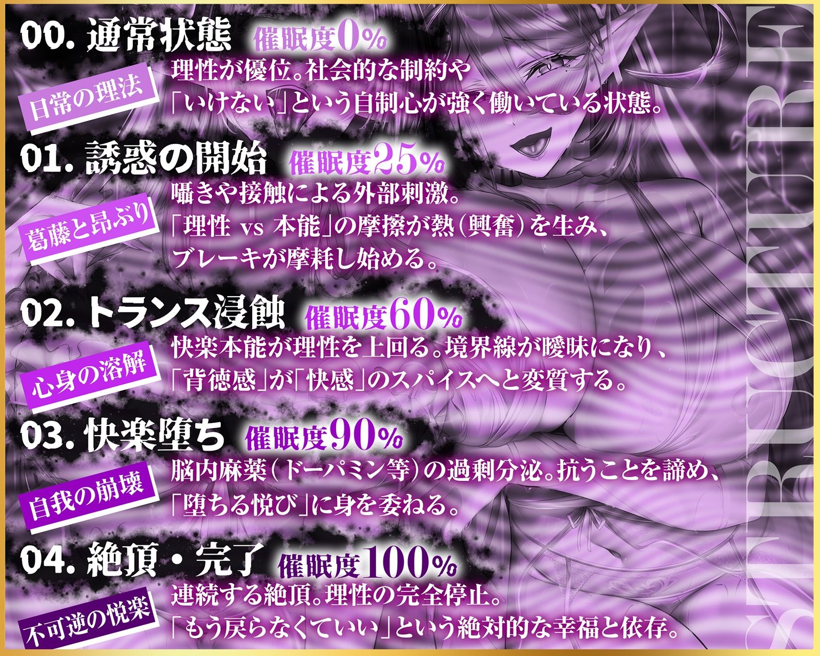 【無限搾精×低音オホ声】？？催●解除なし？？誘・惑・催・眠【心情代弁】 - サンプル画像 5