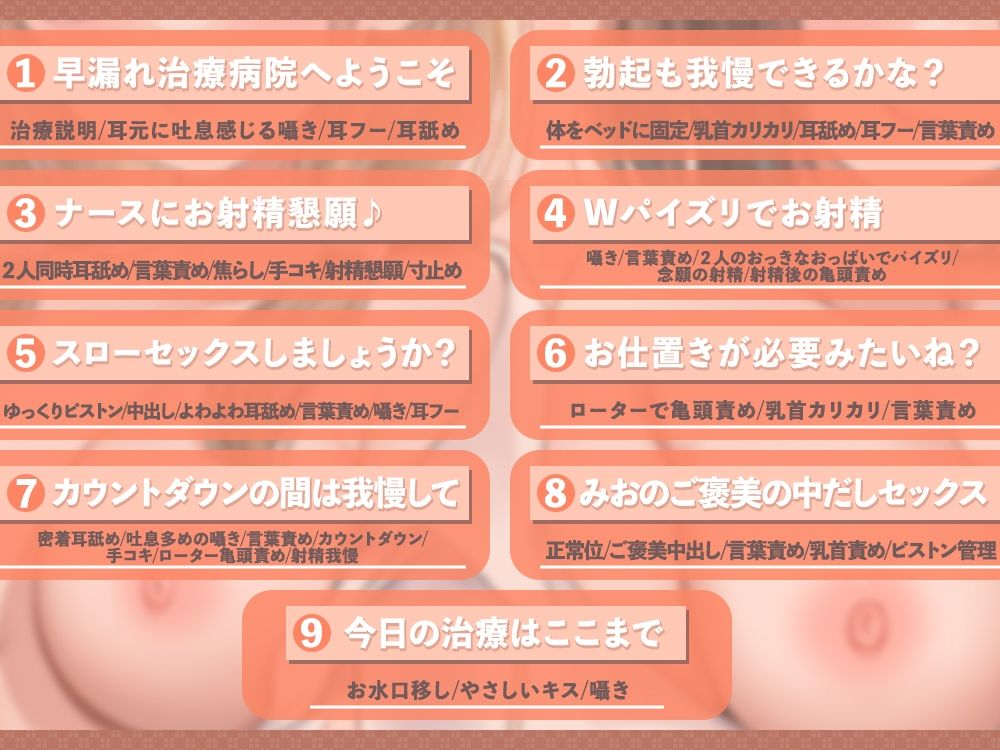 敏感体質な患者さんの、早漏れ改善治療♪〜激しい責めと我慢の繰り返し！？情けなく声を出しながらお射精しちゃえっ〜 - サンプル画像 4