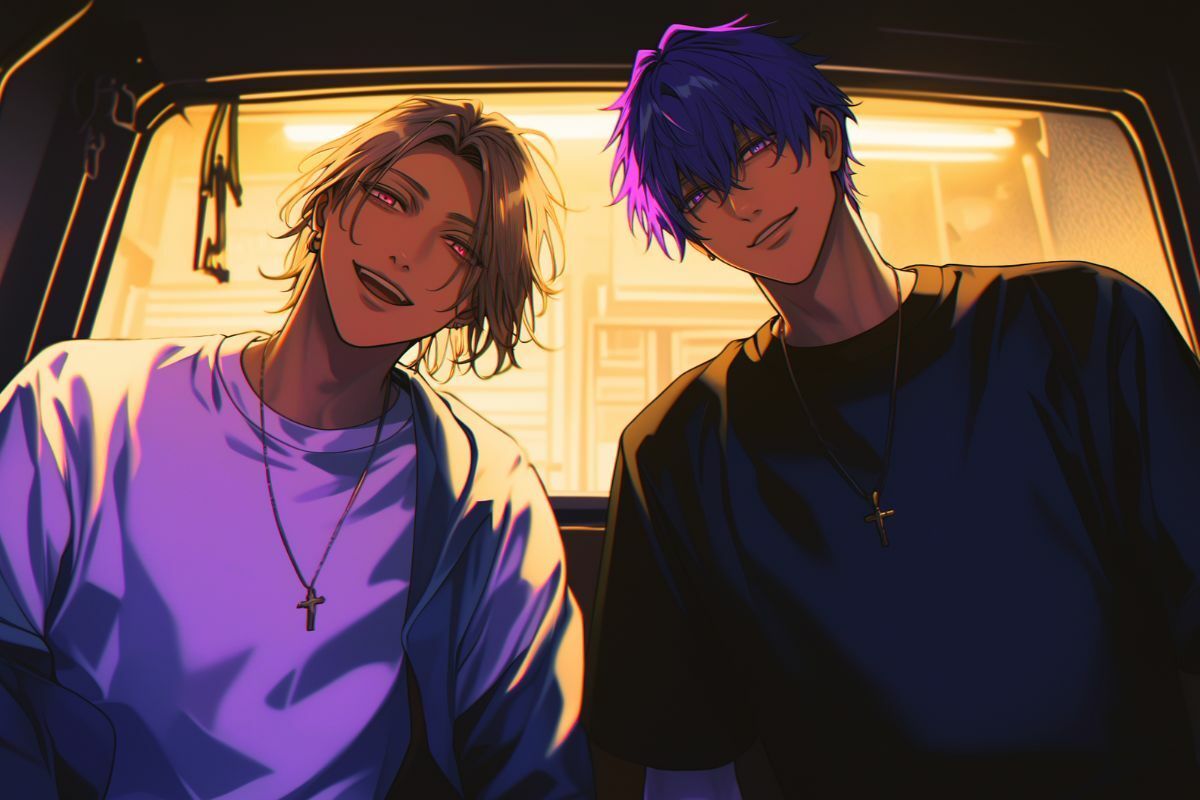 【Wストーカーレ●プ】※高身長の双子が両耳舐め両穴ハメ※《3P×監禁×絶倫》巨根関西弁ドSしゅうくんは両穴だぁ〜い好き×絶倫淫語連発メンヘラ朔くん - サンプル画像 2