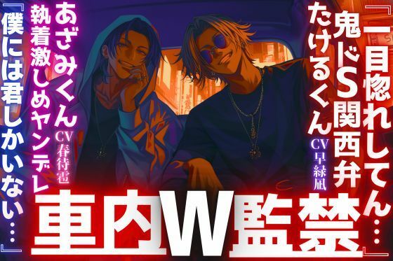 【やばい男達に監禁されてます…】【W車内監禁レ●プ】『一目惚れしてん…』長身絶倫の二人組に気に入られ。鬼ドS関西弁君と執着激しめヤンデレ君『僕には君しかいない…』 - サンプル画像 1