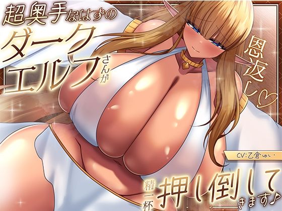 【恩返し】〜超奥手なはずのダークエルフさんが精一杯押し倒してきます♪〜【KU100収録】