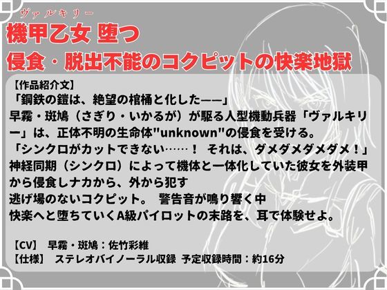 機甲乙女（ヴァルキリー）堕つ 侵食・脱出不能の コクピットの快楽地獄 - サンプル画像 1