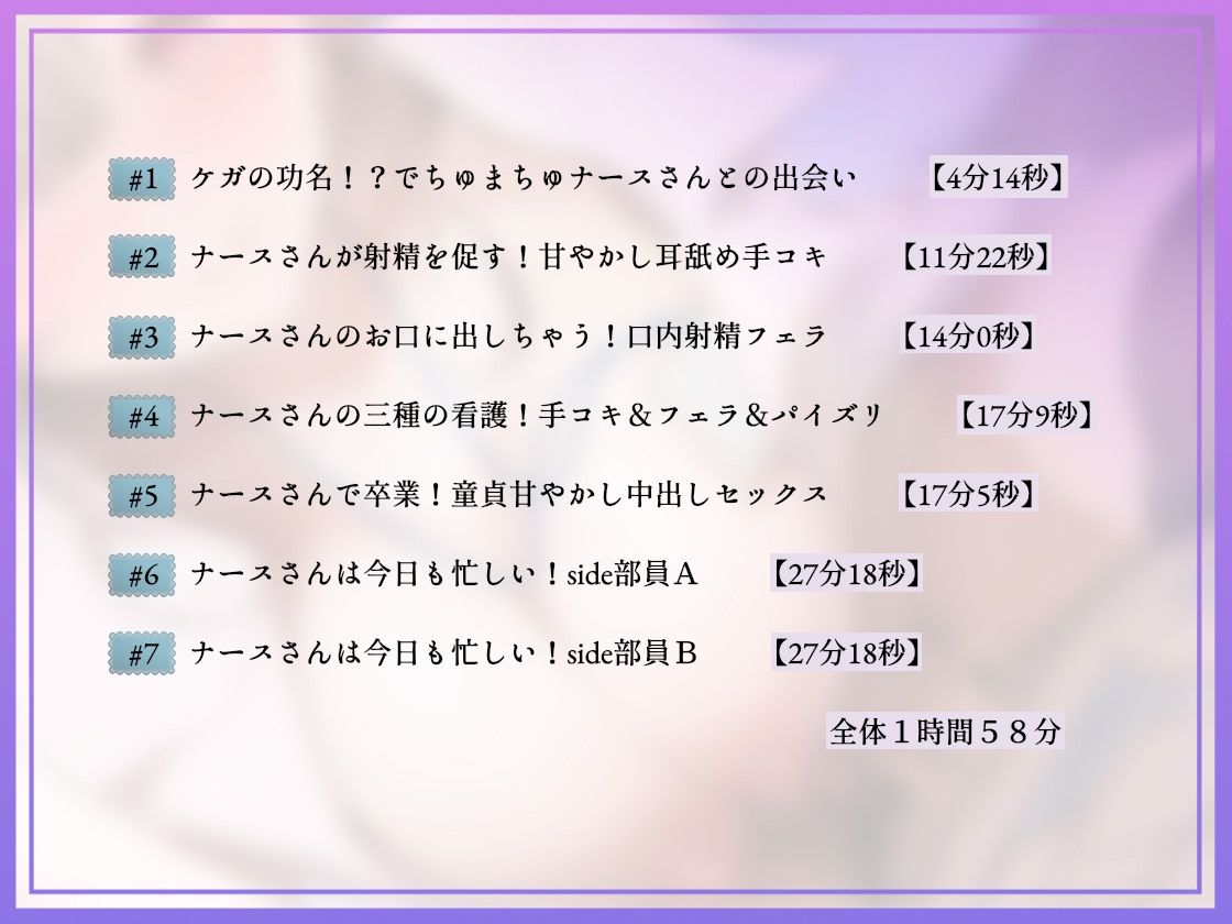 【でちゅまちゅ囁き】ドスケベナースのでちゅまちゅ性処理 - サンプル画像 5